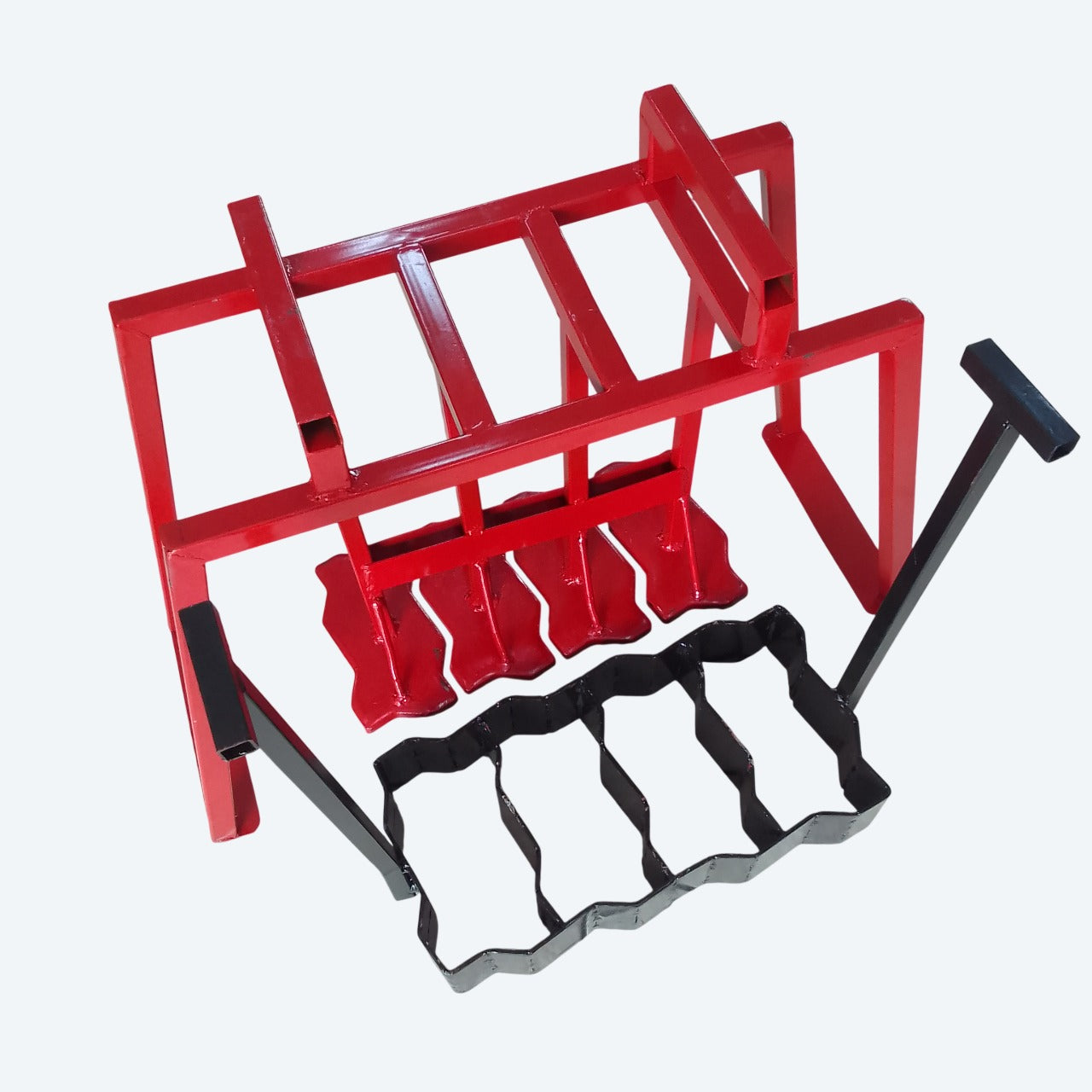 Manual 4drop Interlocking Paving Brick Machine
