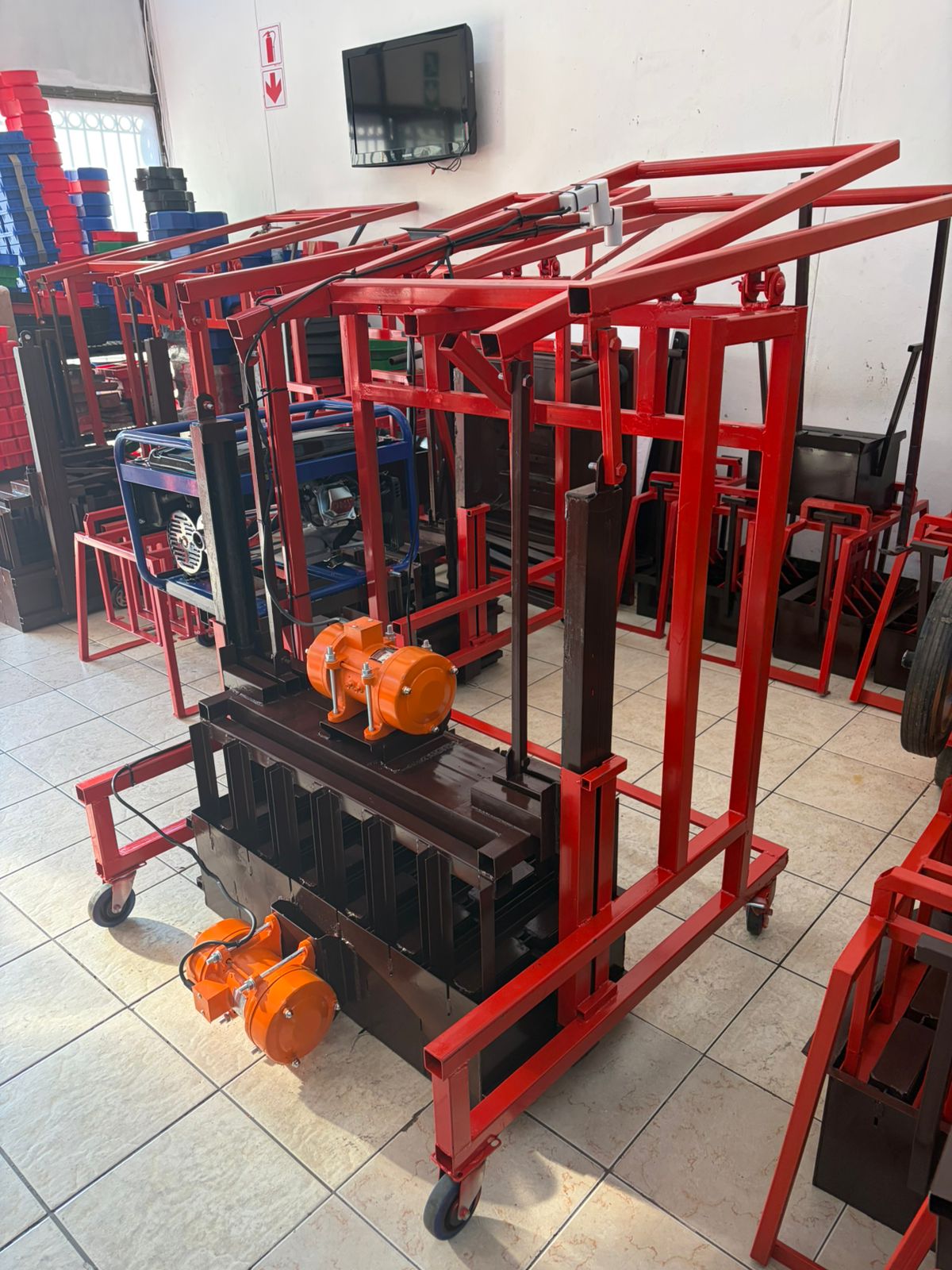 Dual Power Egg-Layer Brick Making Machine