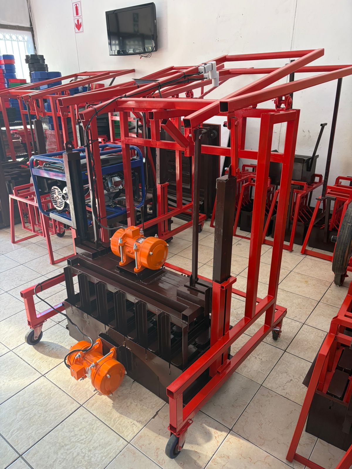 Dual Power Egg-Layer Brick Making Machine