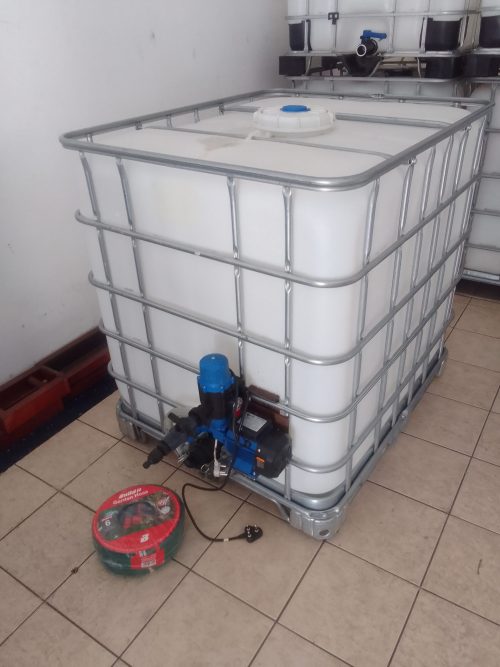 IBC Tank with Water Pump