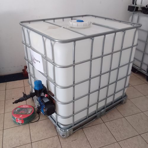 IBC Tank with Water Pump