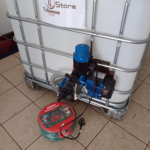 IBC Tank with Water Pump