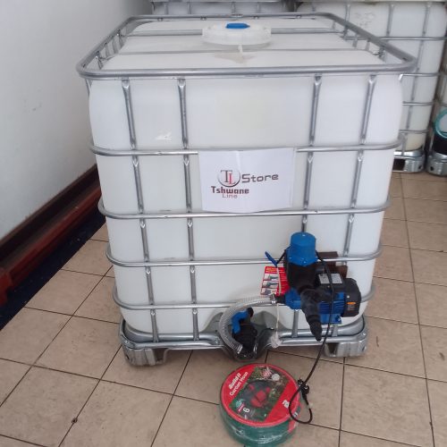 IBC Tank with Water Pump