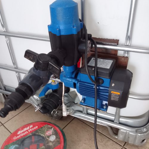 IBC Tank with Water Pump