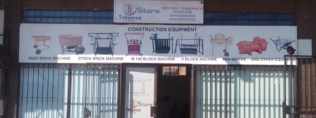 TL Store shop front at Laudium CBD